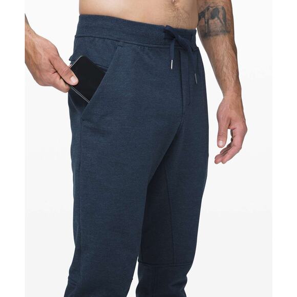 Lululemon City Sweat Jogger French Terry 27" Heathered True Navy size Large - Picture 3 of 10